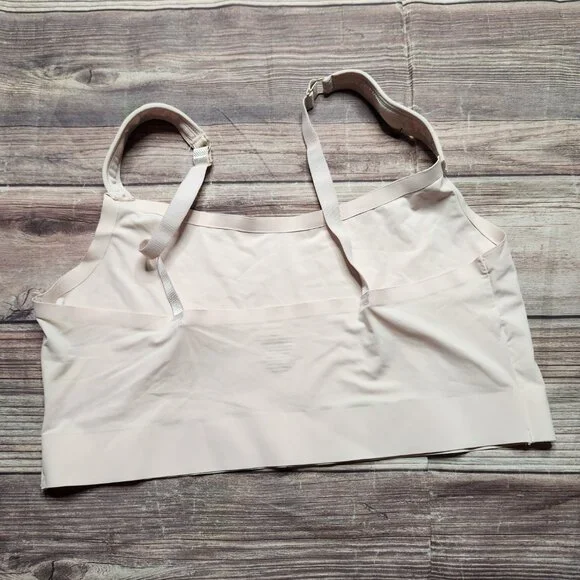 5/$15 Vince Camuto Cream Beige Lounge Bralette Bra - Picture 5 of 9